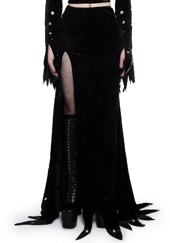 Women's Everyday Clothes Mistress Of The Dark Maxi Skirt