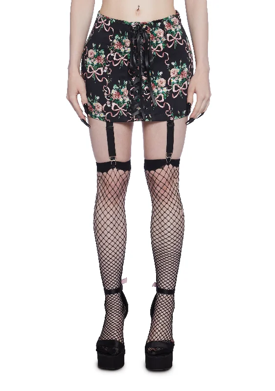 Modern Women's Clothes Bewitched Bloom Mini Skirt