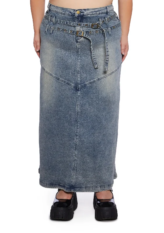 Women's Urban Clothing Plus Worry Less Maxi Skirt