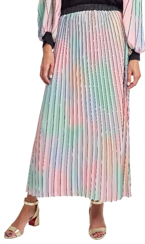 Women's Everyday Garments Pia Midi Skirt In Multi