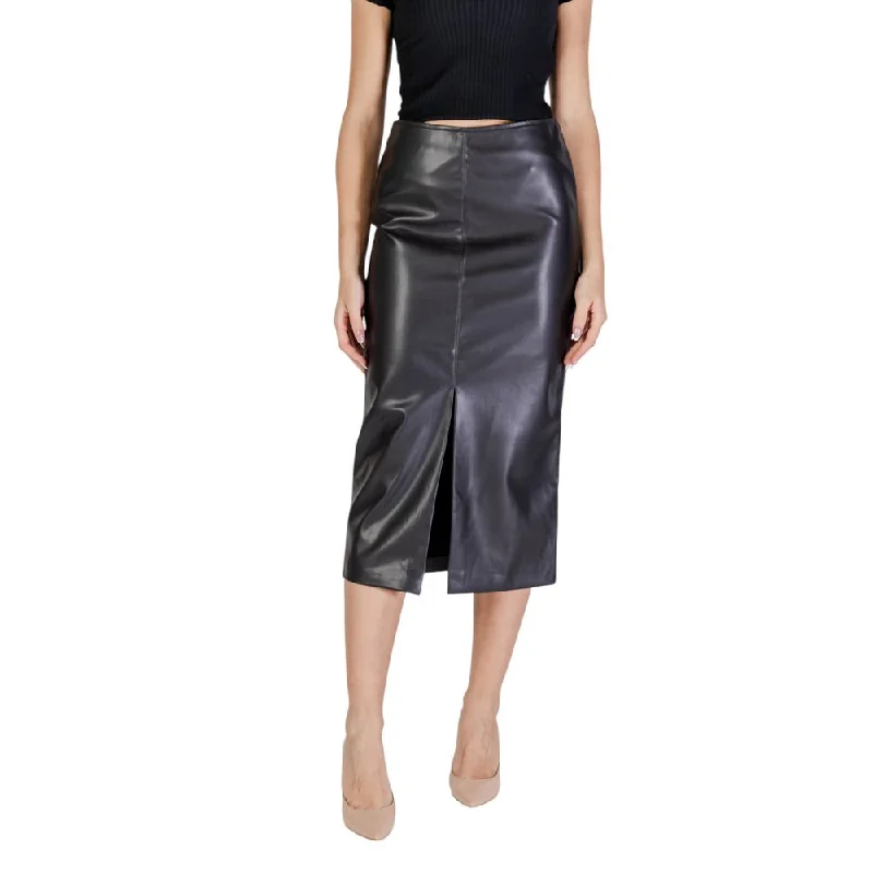 Women's Clothing For Holiday Travel ICHI  Polyester Women's Skirt