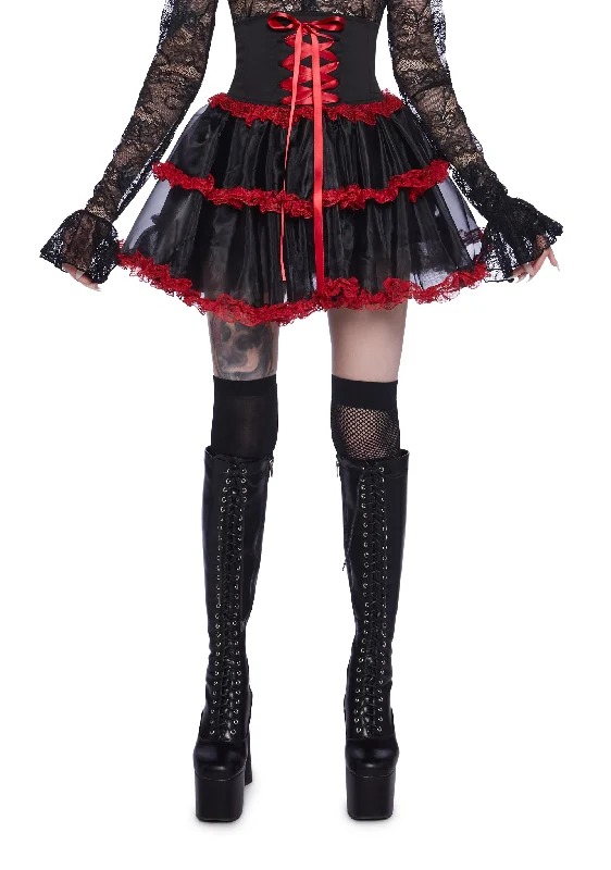 Women's Classic Outfit Heartsick Harlequin Mini Skirt